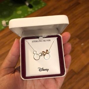 Mickey & Minnie Two-tone Necklace